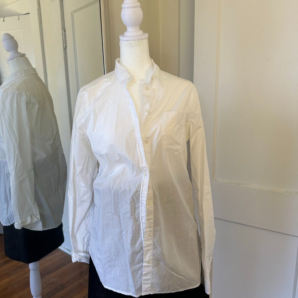 Oversized Womens J.Crew 100% Cotton Button Down Size 6T